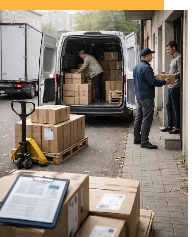 Доставка грузов от двери до двери с таможней от 46278 руб.