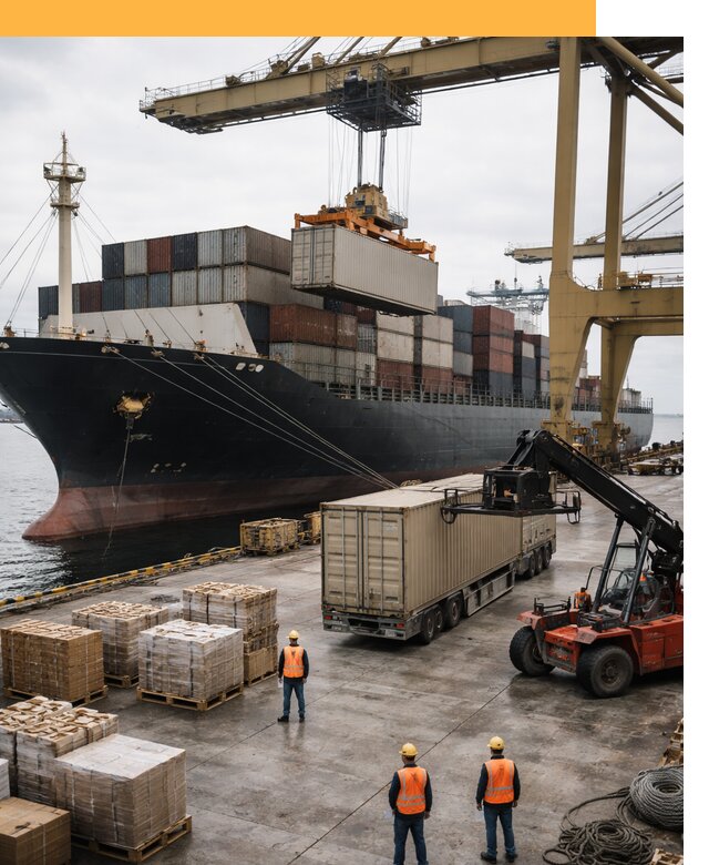 Морские перевозки из Индии: доставка FCL/LCL, таможня от 123408