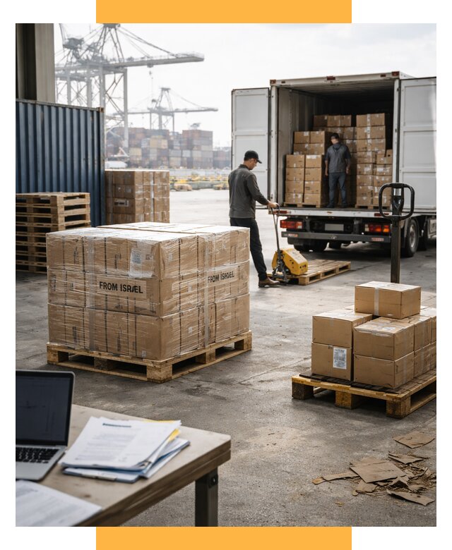 Доставка грузов из Израиля от 15426 р., логистика от СетСервис-Чбк