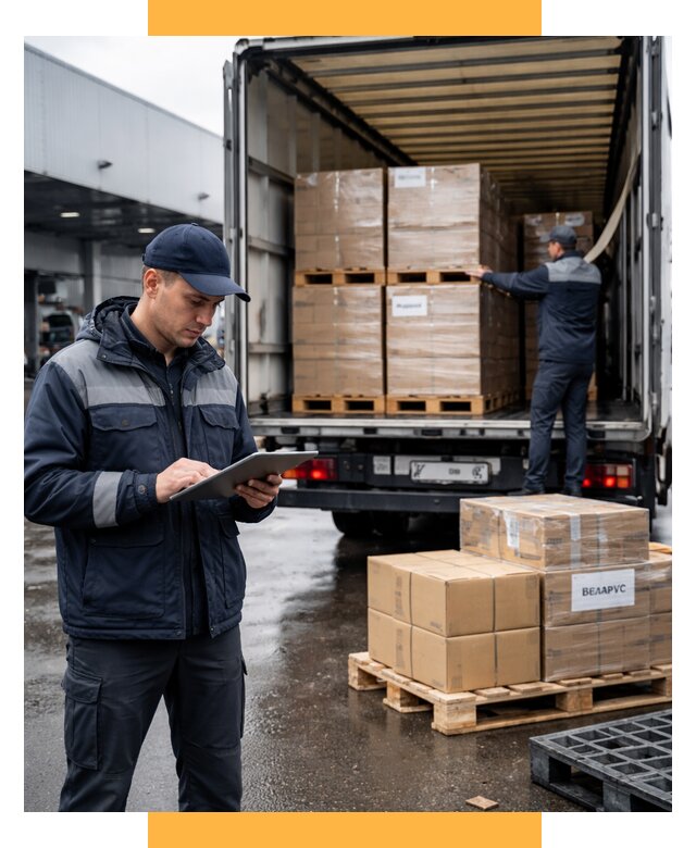 Доставка грузов из Беларуси от 15426 р. логистика СетСервис-Чбк