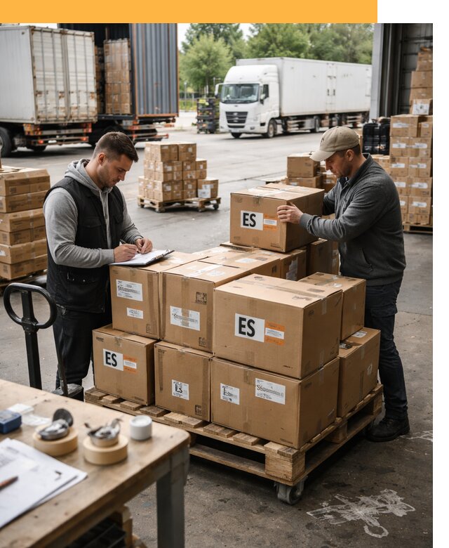 Доставка грузов в Испанию автотранспортом от 35994 руб