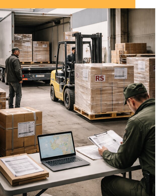 Доставка грузов в Сербию от 46278 руб, международные перевозки