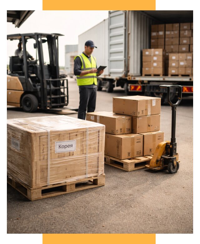 Доставка грузов в Корею из России от 35994 р. | СетСервис-Чбк