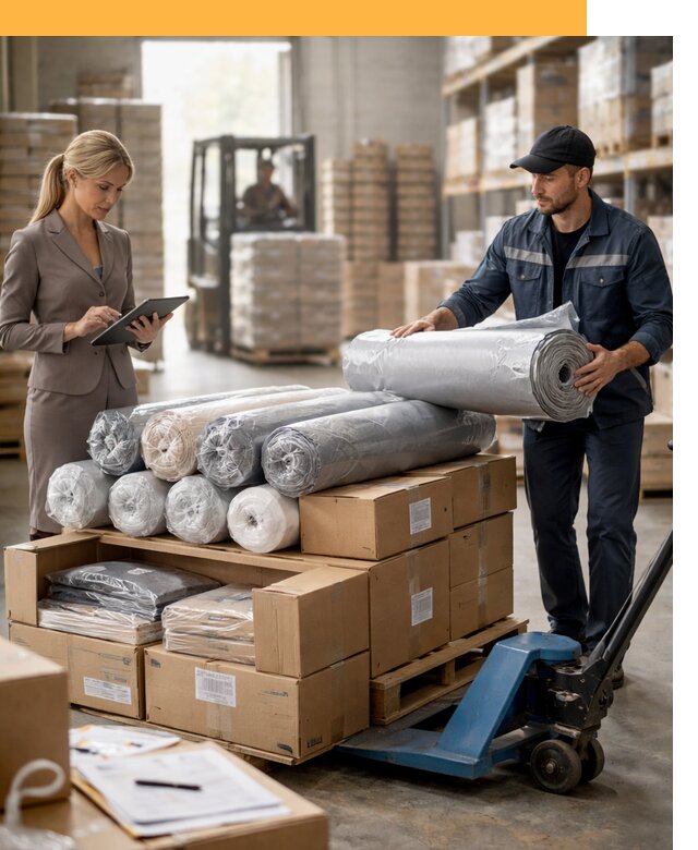 Перевозка текстиля по миру от 15426 руб. с таможней и страхованием