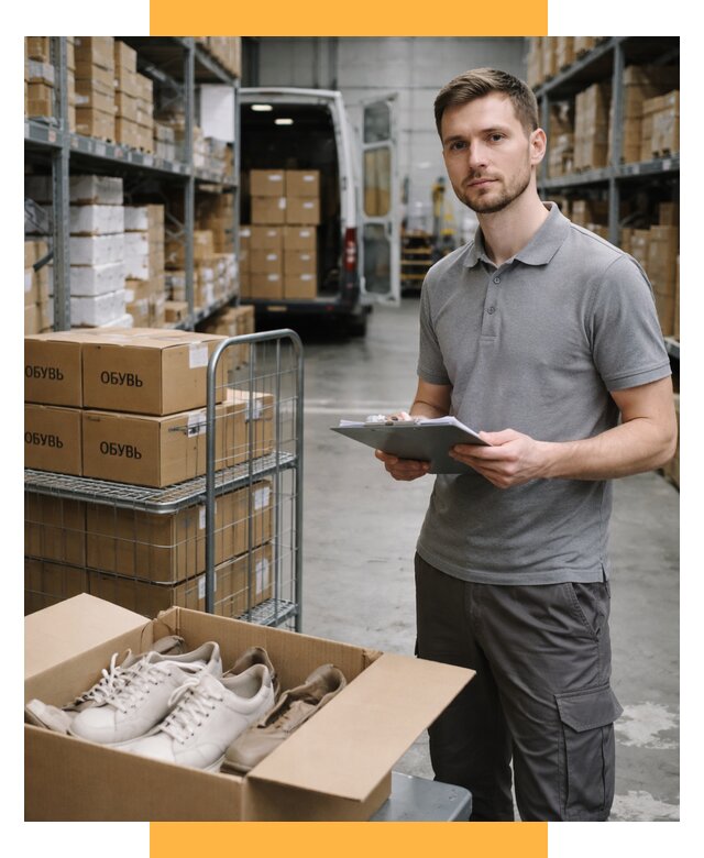 Доставка обуви из Китая и Турции от 4628 р. СетСервис-Чбк