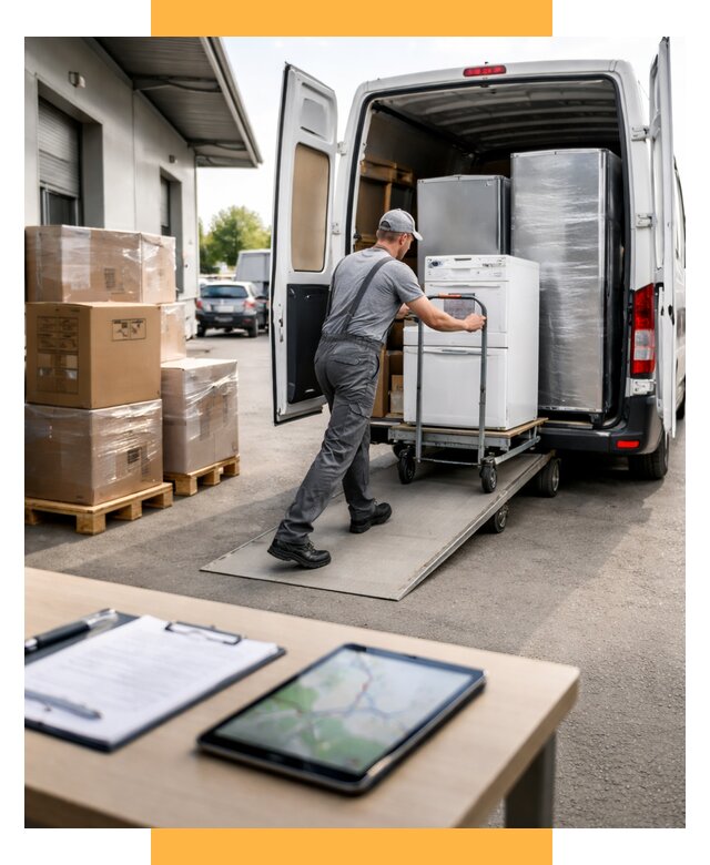 Перевозка бытовой техники от 6685 р. - логистика СетСервис-Чбк