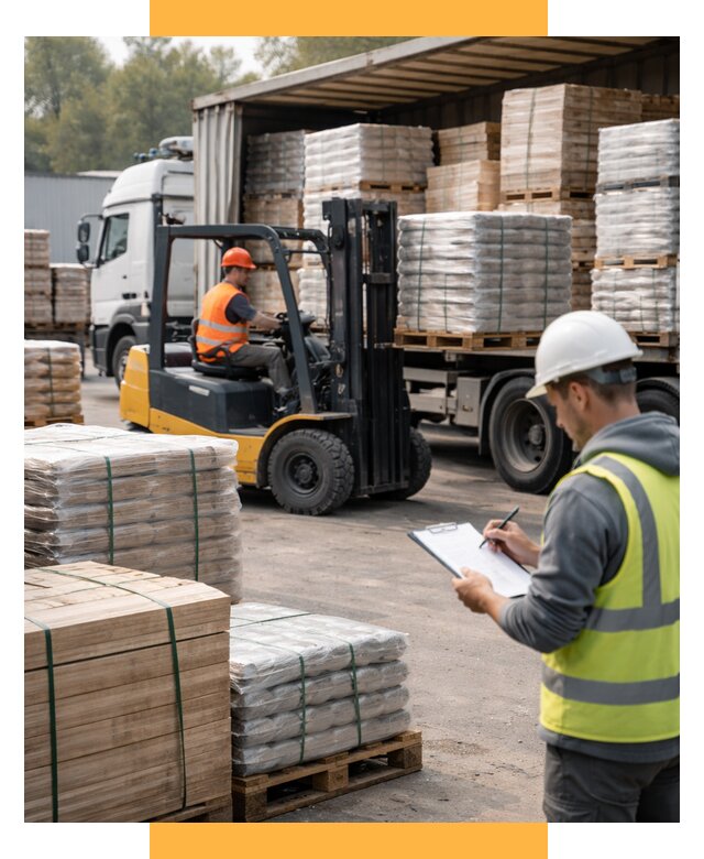 Перевозка строительных материалов от 5656 р. | СетСервис-Чбк