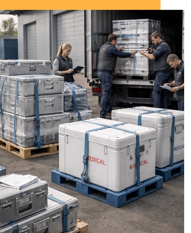 Перевозка медицинского оборудования по всему миру от 15426 руб