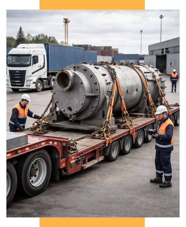 Перевозка тяжеловесных грузов под ключ от 154260 р. | СетСервис-Чбк