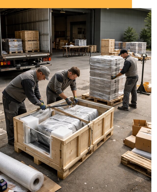 Перевозка выставочных грузов по миру от 25710 руб за м2 с таможней