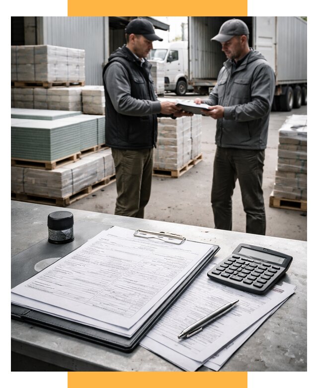 Таможенное оформление стройматериалов от 8741 р. | СетСервис-Чбк