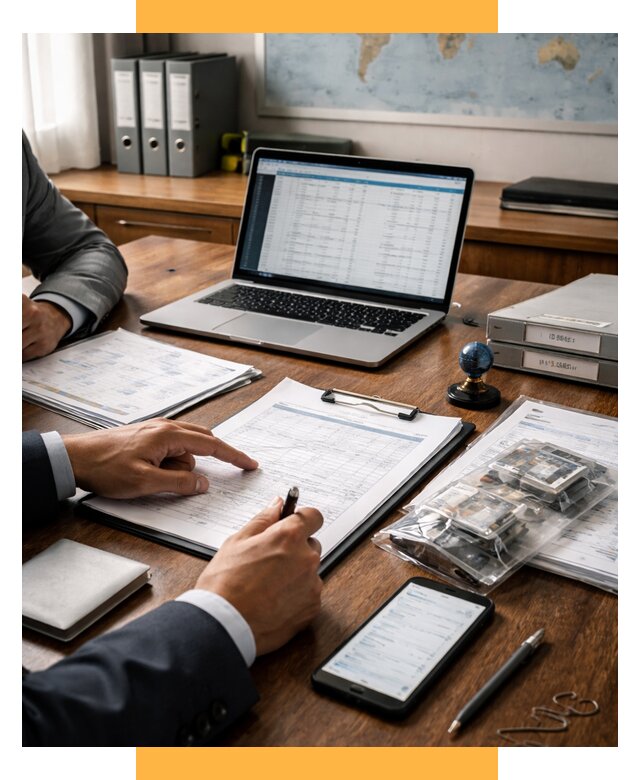 Проверка поставщика за рубежом от 8741 р. | СетСервис-Чбк аудит