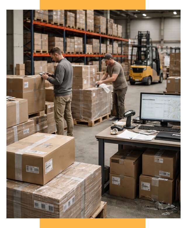 Склад консолидации в Европе от 6685 р., услуги СетСервис-Чбк