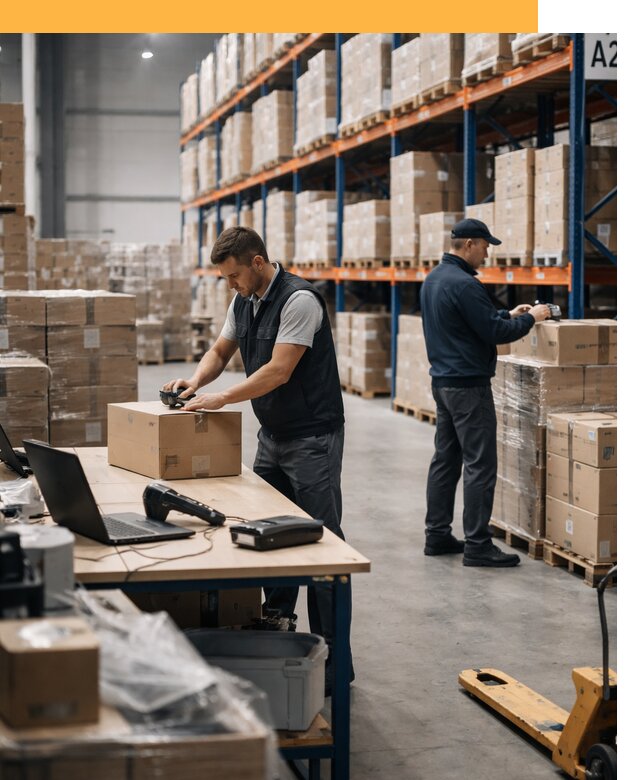 Склад консолидации в Европе: хранение, сортировка от 6685